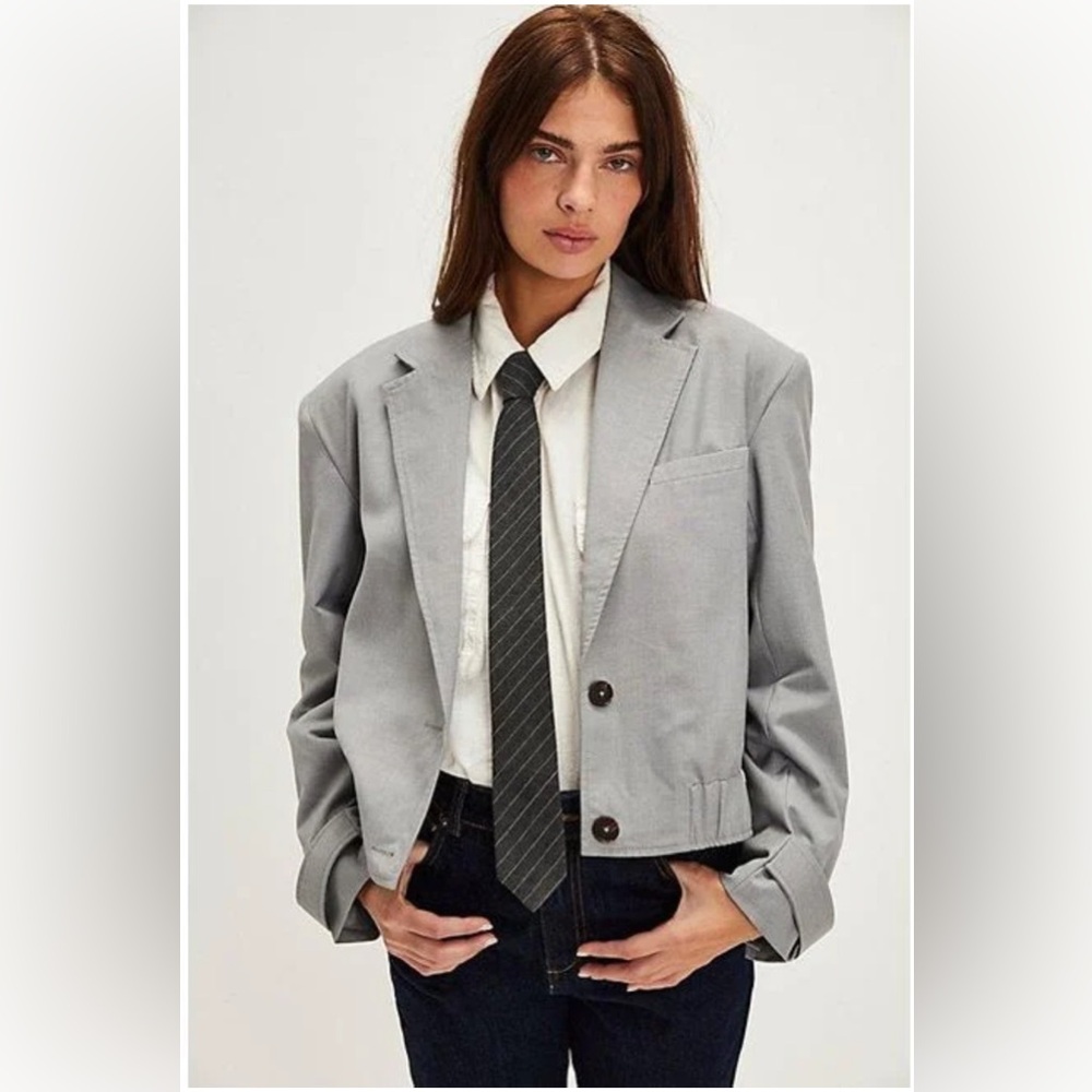 NWT Free People Agnes solid jacket